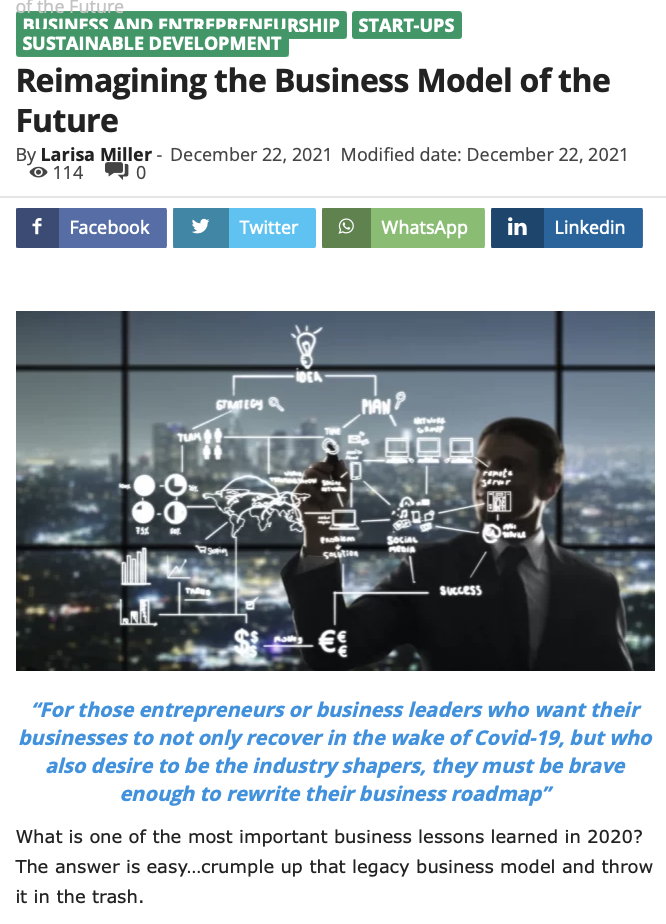 Reimagining the Business Model of the Future