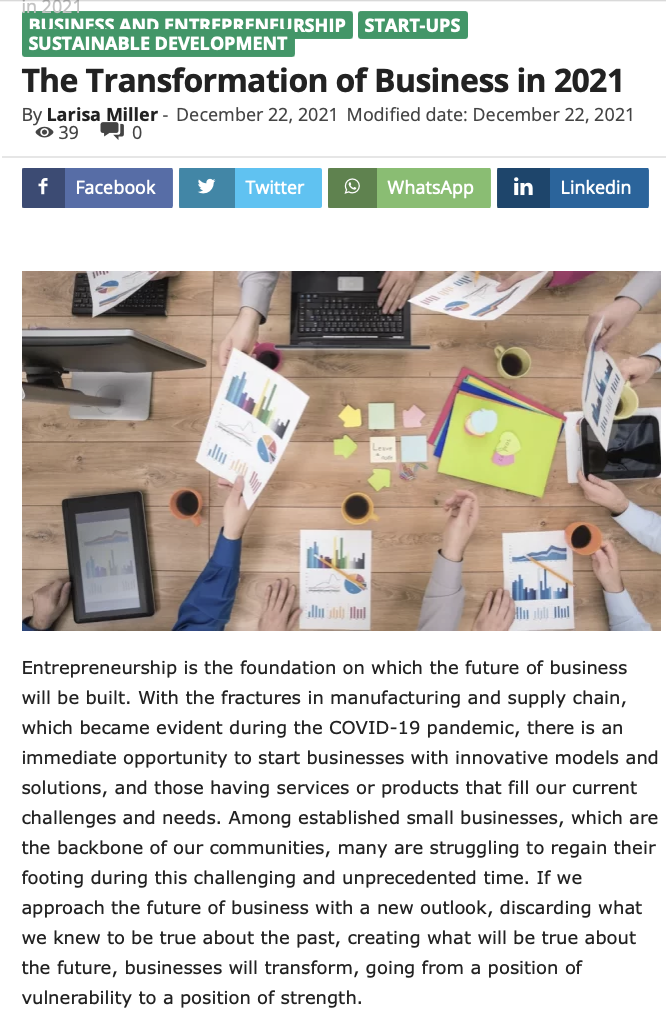 Transformation of Business