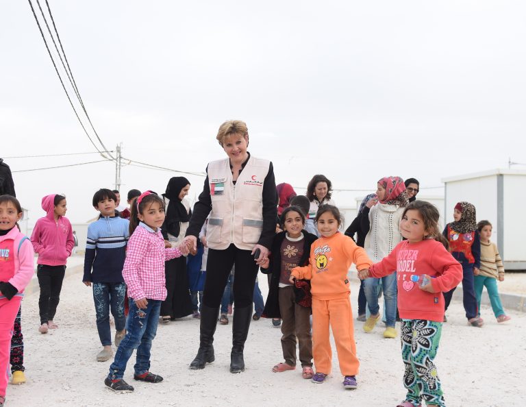 Larisa in Zaatari Refugee Camp Jordan